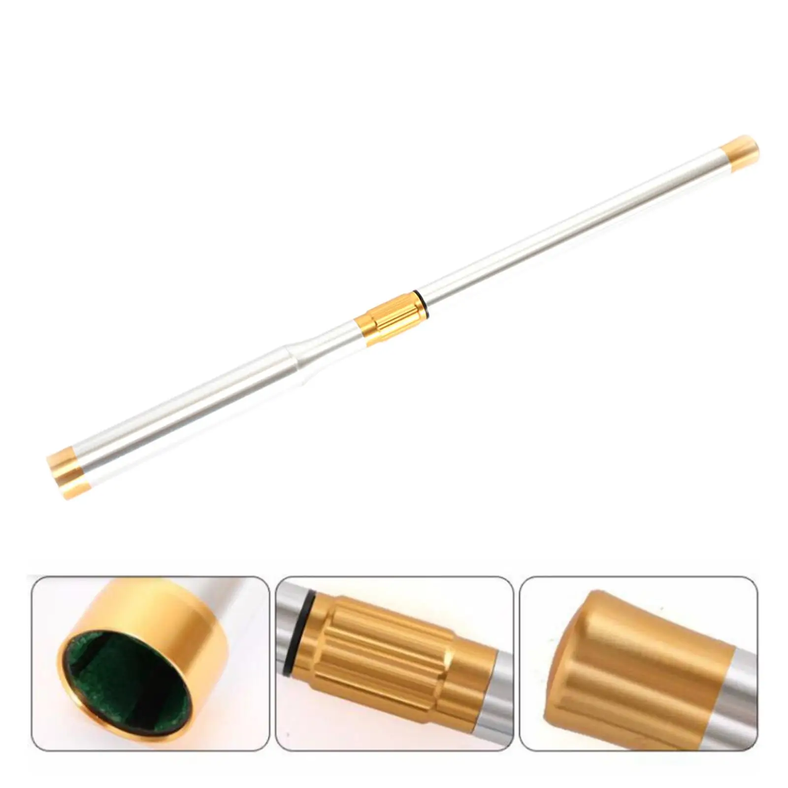 Telescopic Pool Cue Extender, Billiards Cue Stick Extension, Tool Billiard Pool Stick Extension for Billiard Beginners