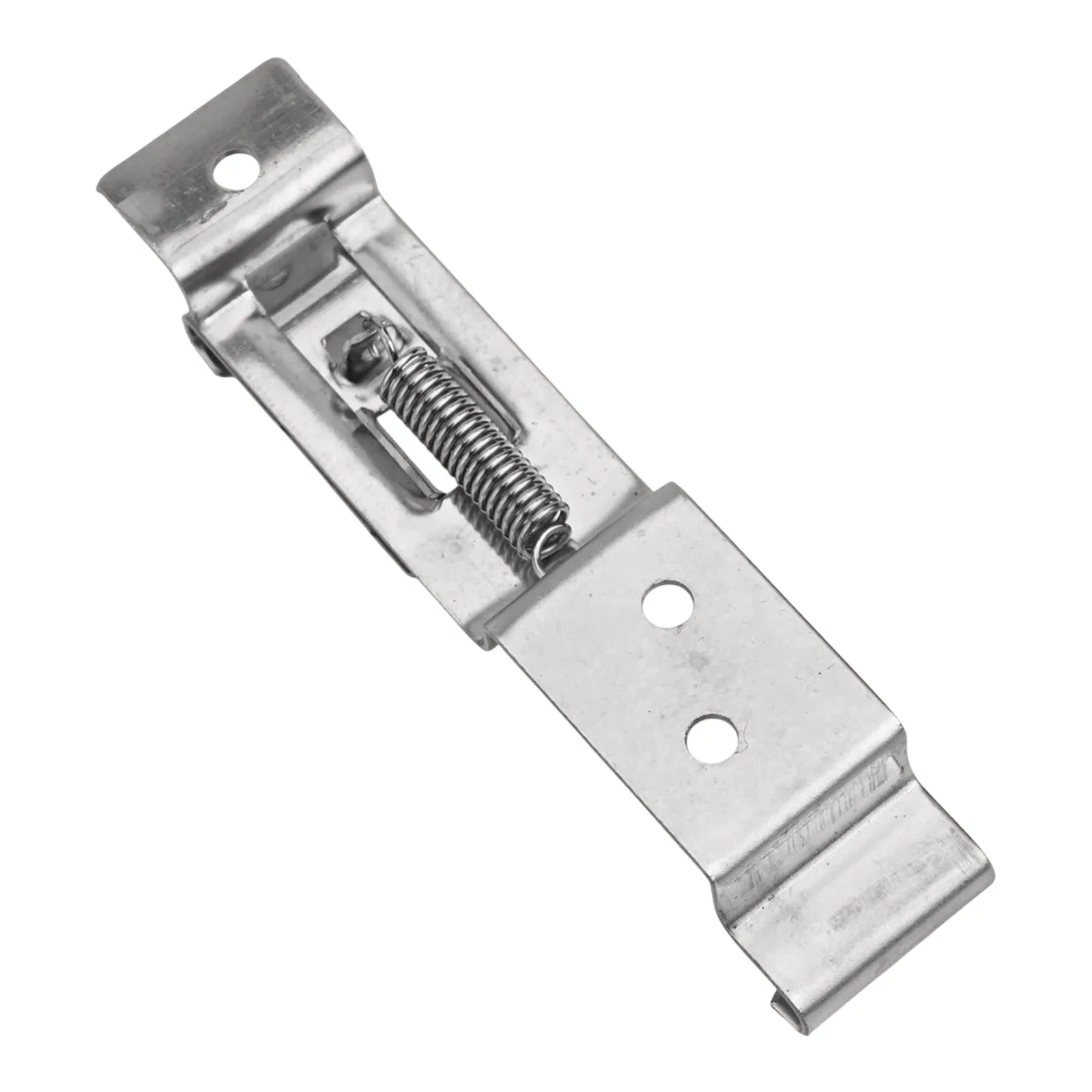 

Car License Plate Frame Holder Clamp Set of 8 Stainless Steel with Spring Loaded Brackets for Trucks Trailers and Cars