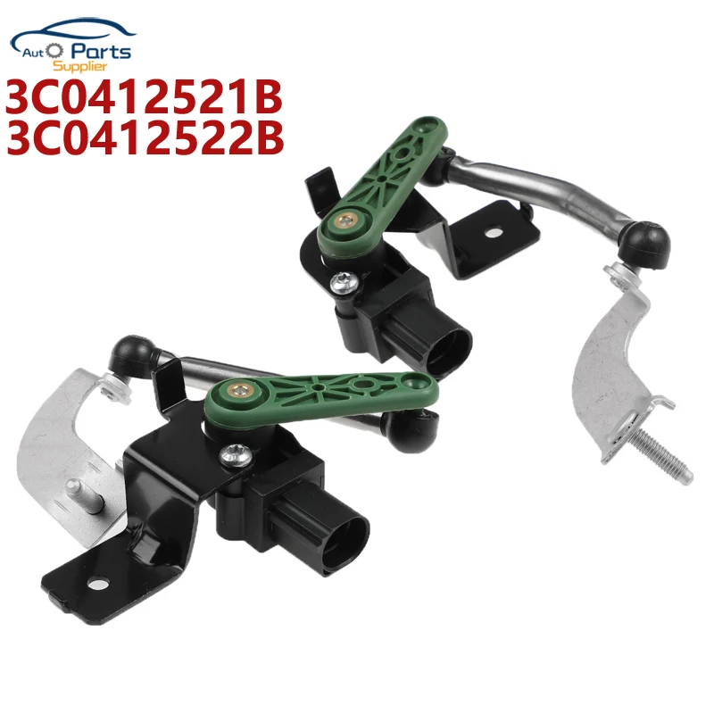 3C0412521B 3C0412522B Front Left Right Headlight Level Sensor for VW GOLF Tiguan AUDI Q3 CC Eos 3C0 412 522B / 3C0 412 522 B