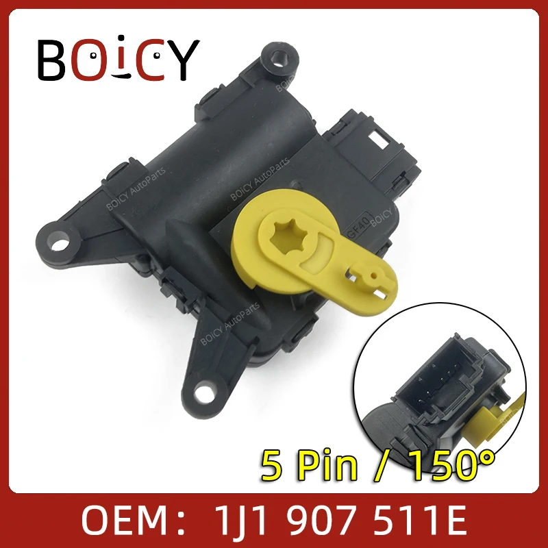 BOICY Heater Defrost Flap Actuator Servo Motor for Bora Golf Jetta TT/TTS Octivia Leon Toledo 1J1907511E 1J1 907 511E 180907511B