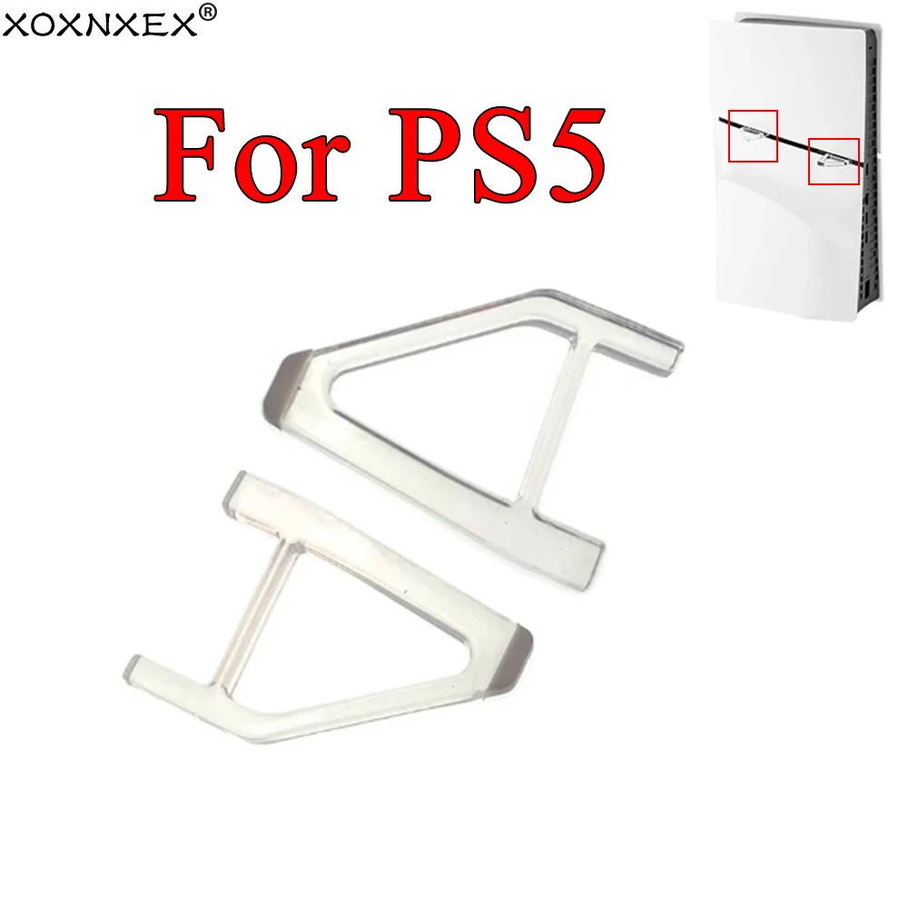 1Pair=2pcs For PS5 Slim Horizontal Stand Base Stand Acrylic Support Storage Stand for PS5 Slim Console Game Accessories