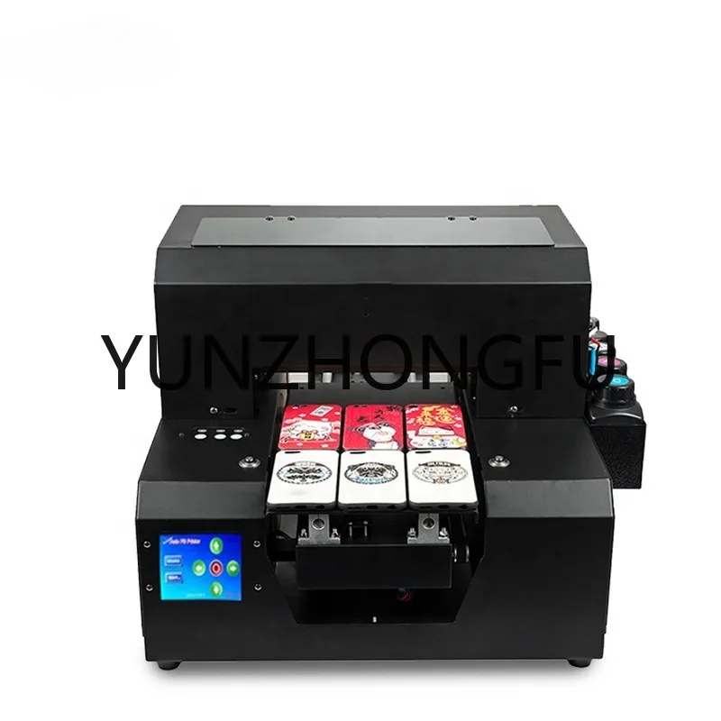 

Multifunctional Auto Direct Jet Small Desktop Phone Case Led L1800 A4 UV Printer For logo