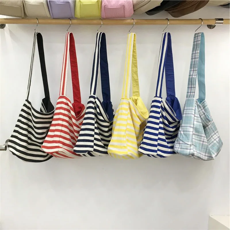 

YIFAN Korean Style Shopper Tote Bag For Woman Female Girls Handbags Lunch Bags Shopping Cloth Hand Pouch Bag Medium Size