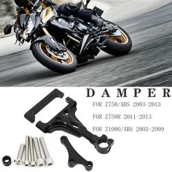 CNC Motorcycle Stabilizer Steering Damper Mounting Bracket Support Kit For KAWASAKI Z1000 Z750 R Z750R 2003-2013 2012 2011 2010
