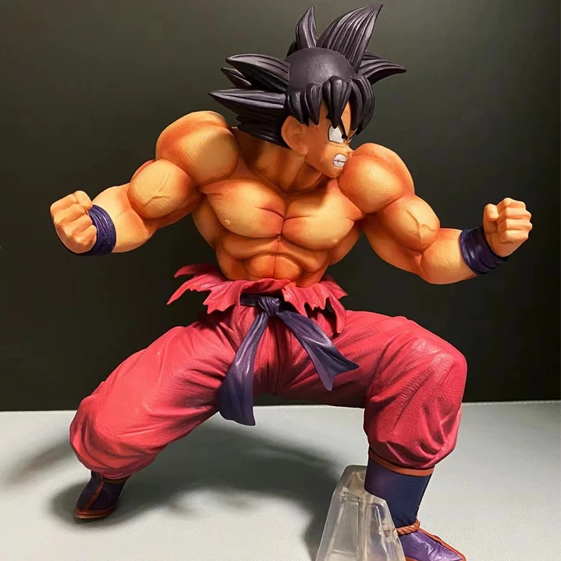 21cm Dragon Ball Z Son Goku Anime rysunek Kaioken figurka statua z pcv model kolekcjonerski ozdoby dekoracyjne zabawki prezent