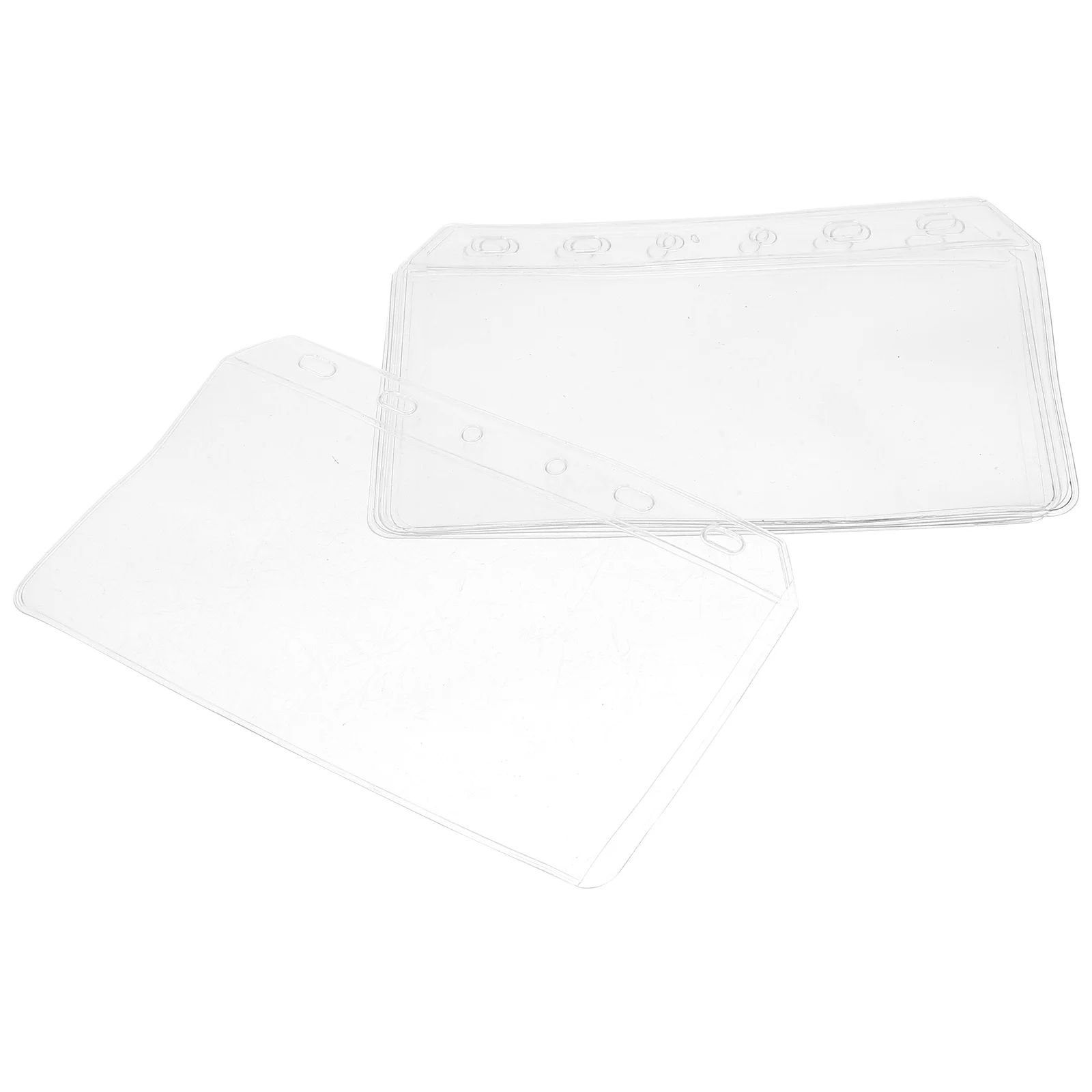

5pcs 6-Hole Binder Pocket Pouch Plastic Refill Pockets For Organizing Documents Loose Leaf Notepad Thick Storage Bag Binder