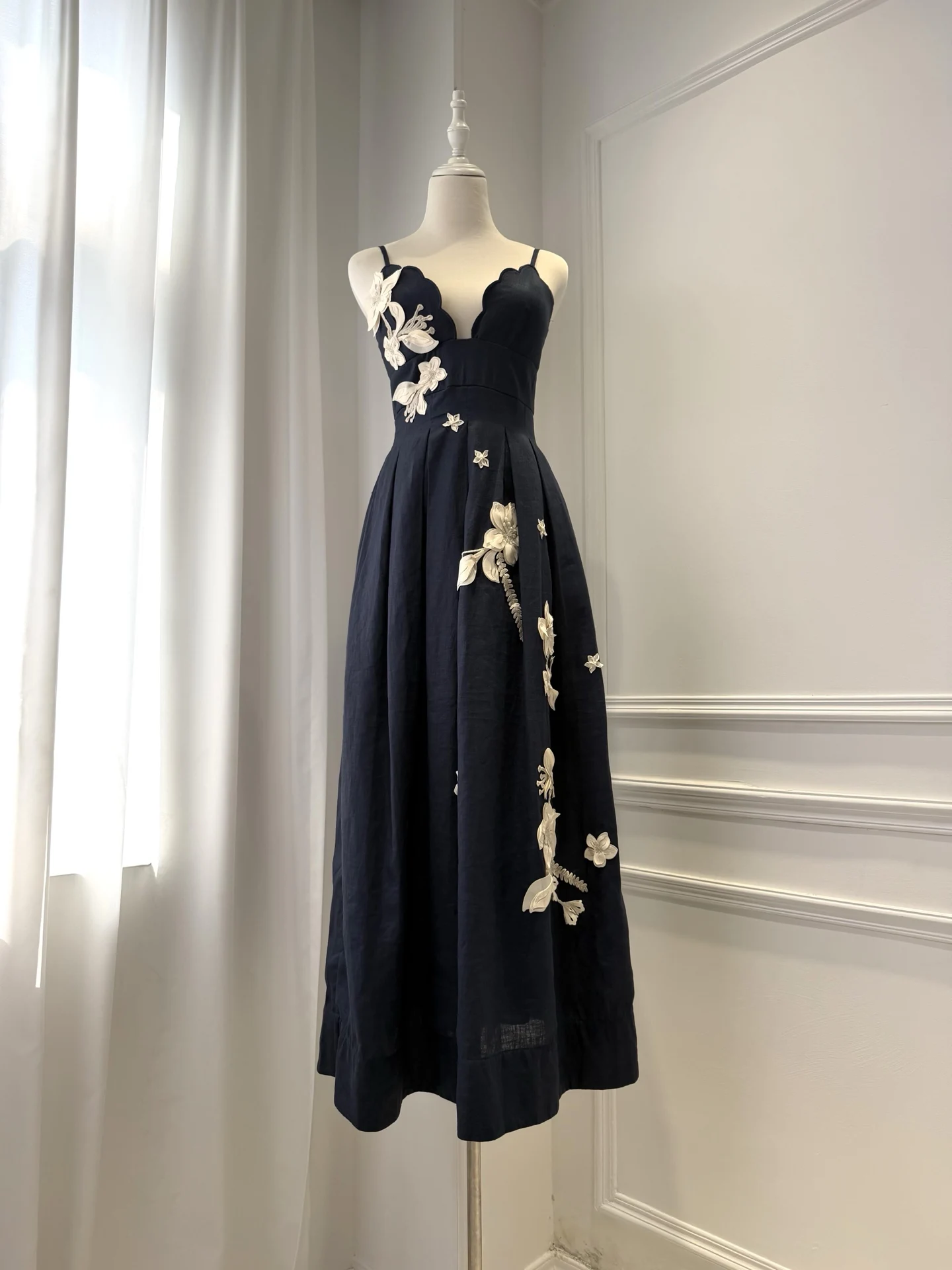 dark blue sparkly dress Nox Anabel C1616 Prom Beaded Slit Long Formal Size:50 R shoulder neckline adds an garment:dress Women's All Glam Now
