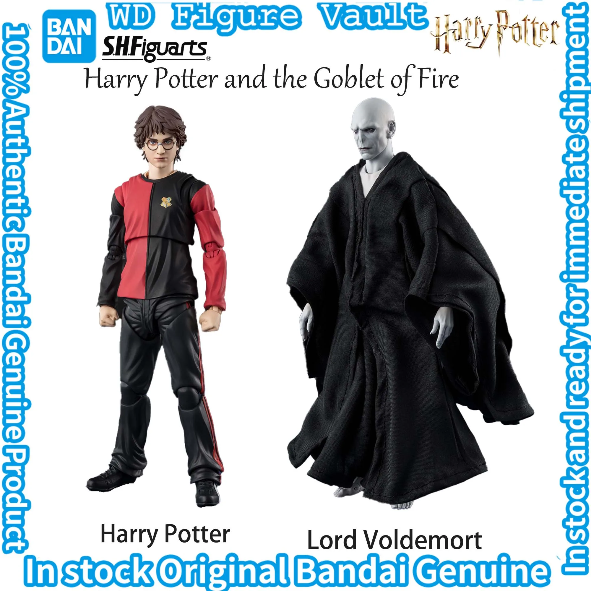 

In stock Bandai S.H.Figuarts Harry Potter Lord Voldemort (Harry Potter and the Goblet of Fire) Figures Model Genuine Toy Gift