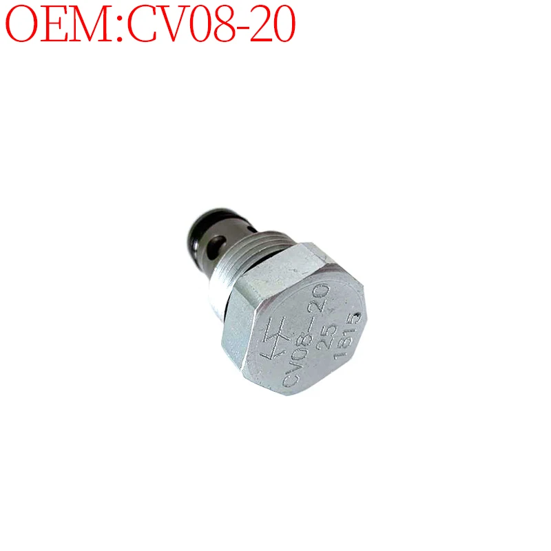 Hydraulic Accessories Construction Machinery Parts Suitable for Hydraforce Threaded Cartridge Solenoid Valve Spool CV08-20 New