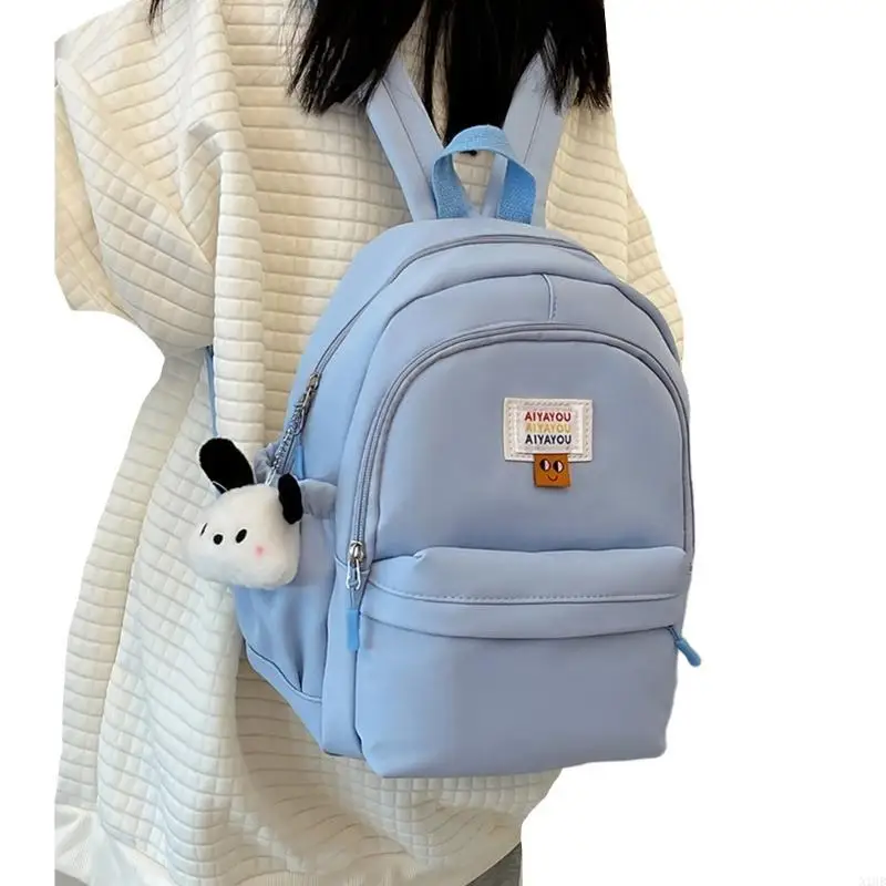 

2023 Double Strap Shoulder Bag Girl Student Teens Backpack School Bag Rucksack