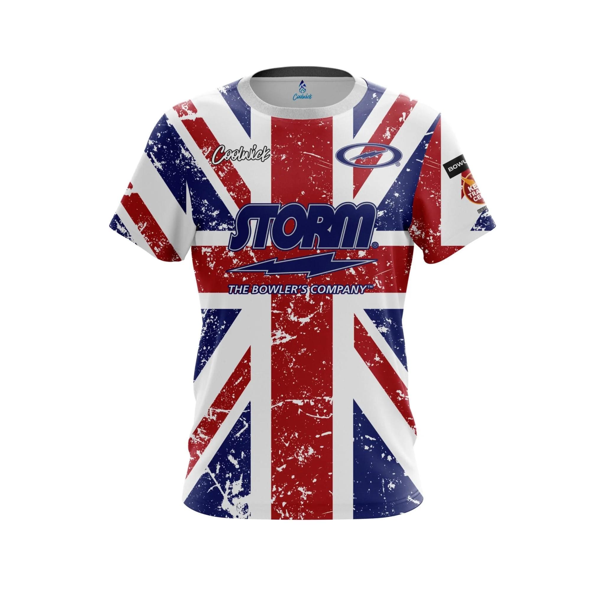Neues Coolwick Storm Bowling-Trikot, schwarzes Lightning-Logo, kurzärmeliges T-Shirt, Performance Pro Player, Casual Sport, Familien- und Kinder-T-Shirts – Detail 11