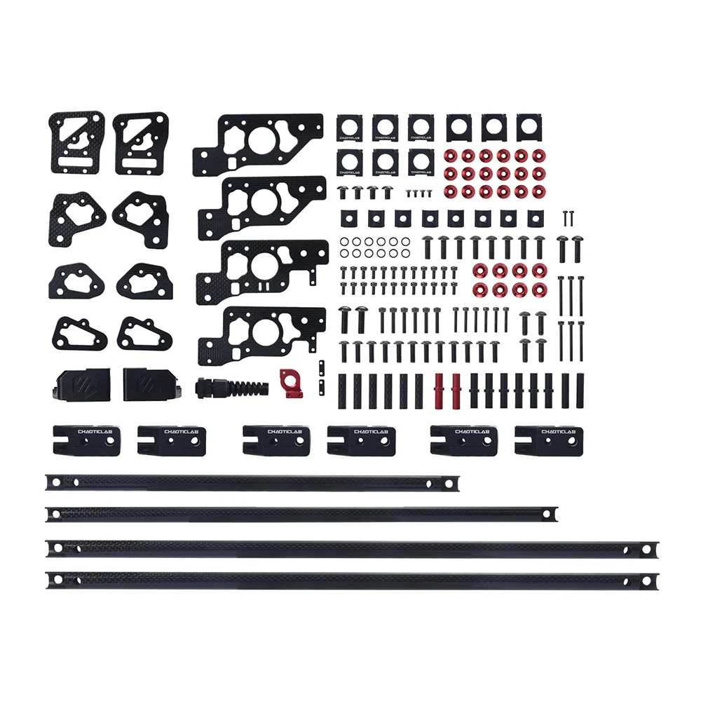 BIGTREETECH CHAOTICLAB Voron 2.4 Carbon Fiber Kit 3D Printer Gantry Carbon Fiber Frame Round Tube Guide Profile For Voron2.4 R2