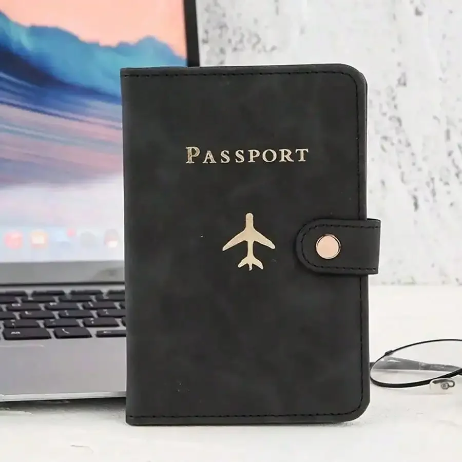 

Passport Holder, Cute Passport Book, Waterproof PU Leather Passport Wallet, Essential Accessories For International Travel