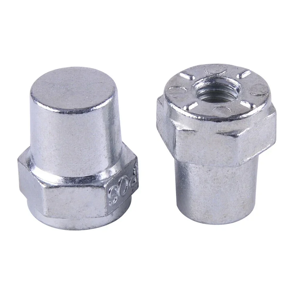 

2pcs Car Alloy Positive & Negative Battery Top Post Terminal Adapter Converter Connector 3/8inch For Cars Boats Trucks