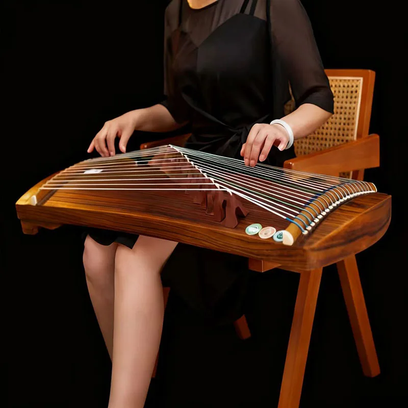100cm Portable Guzheng Children Adults Beginner Guzheng 21 Strings Small Digging Zheng Professional Playing Musical Instruments