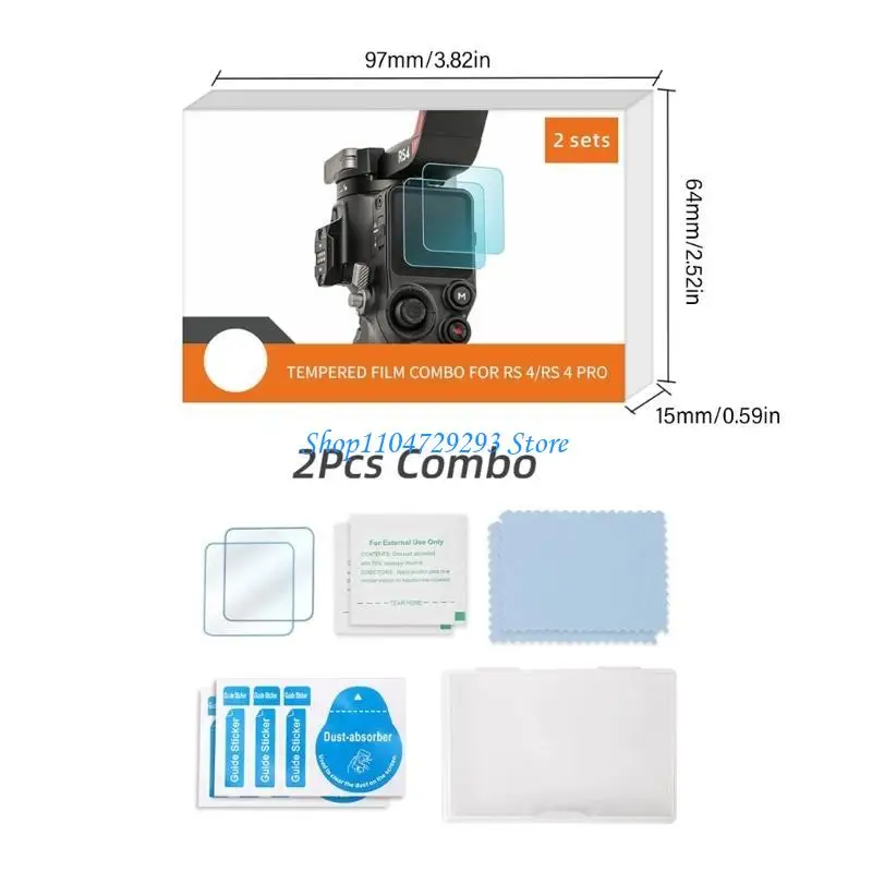 Y2GD 9H صلابة الزجاج المقسى مجموعة ملحقات الفيلم حماية الشاشة فيلم مضاد لبصمات الأصابع #6