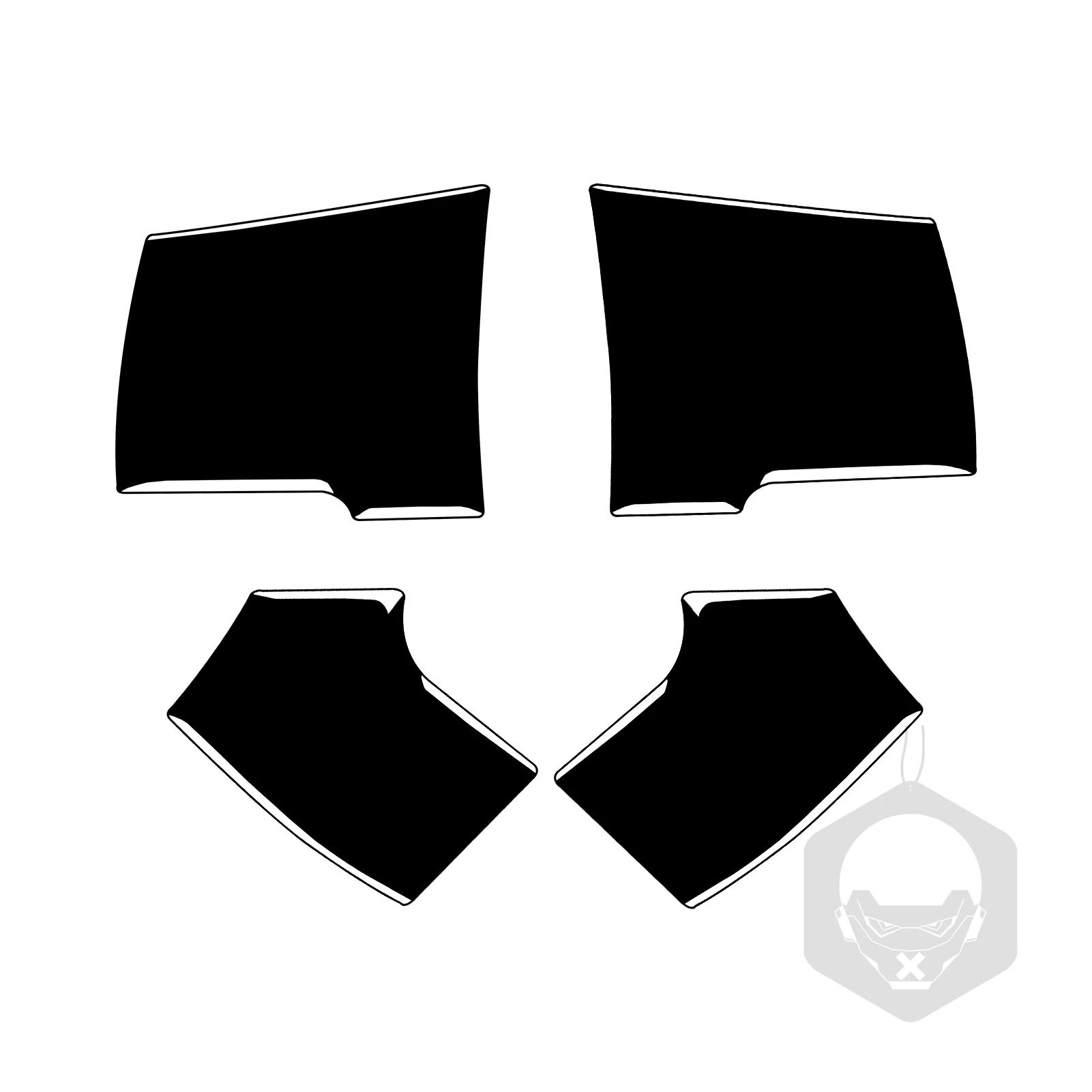 For Frod F150 2004 2005 2006 2007 2008 Trim Panel Cover Tuning Soft Piano Black Sticker Car Interior Accessories