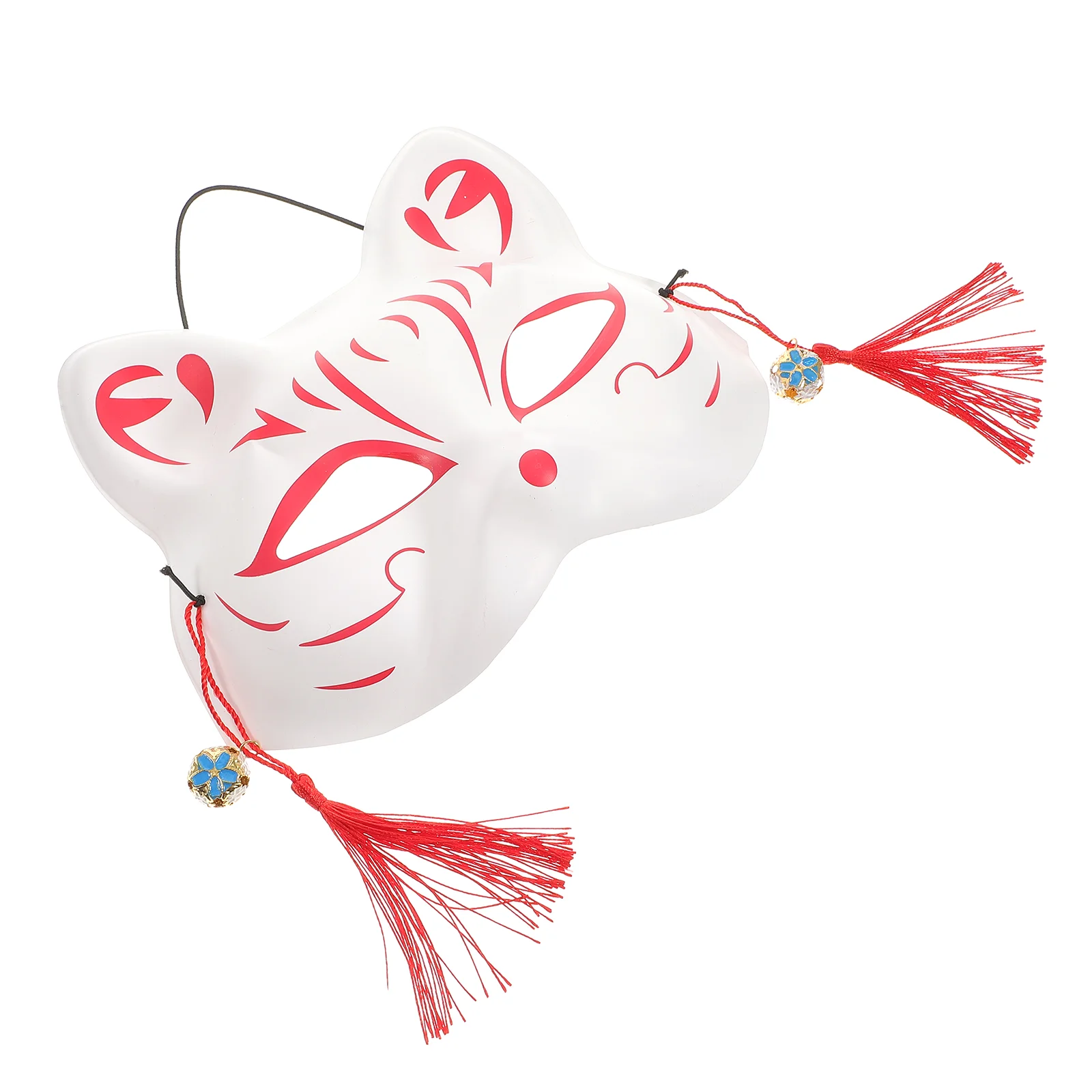 Half Face Mask Halloween Fox Cat Animation Party Japanese-style Cosplay Masquerade