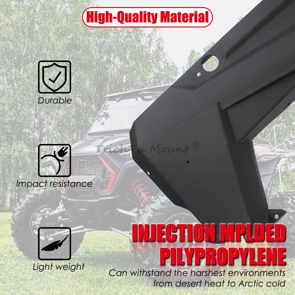 2x Hand Rocker Panels Fit For Polaris RZR XP 900 1000 Trail Turbo S  EPS Premium Sport Ultimate 2015-2024 ATV UTV Accessories
