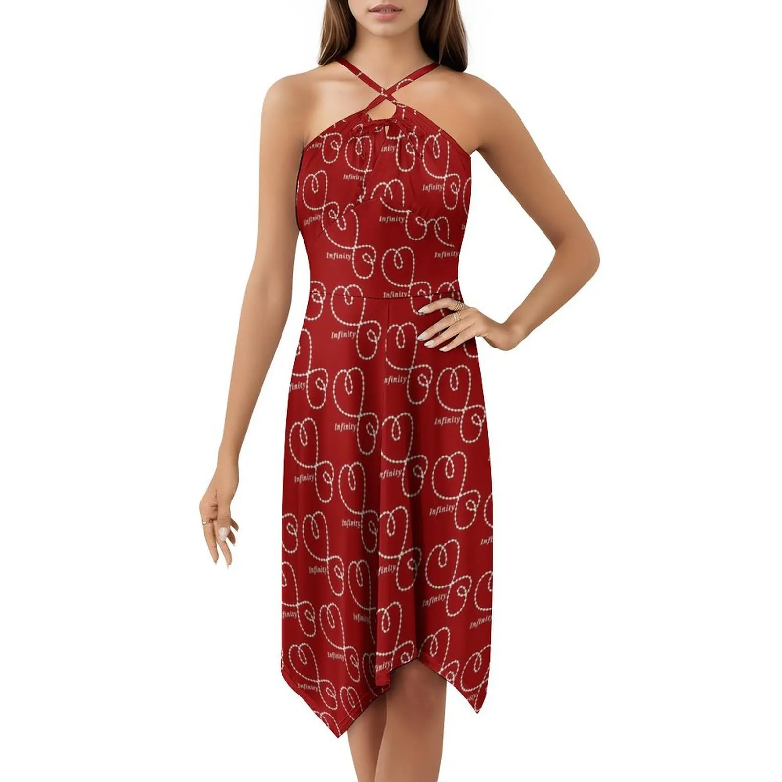 فستان إنفينيتي لوف بوهو شيك أنيق أنيق لحفلات الزفاف على الشاطئ فستان إنفينيتي لوف إنفينيتي ورق حائط رمز للفتيات #5