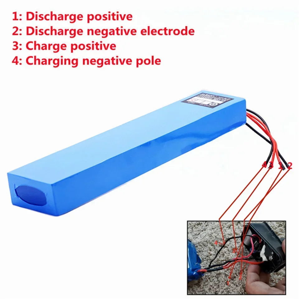 

ALEVIY 48V 14Ah 20Ah 13S3P rechargeable lithium battery pack with BMS, suitable for 500W 750W 1000W electric tool batteries