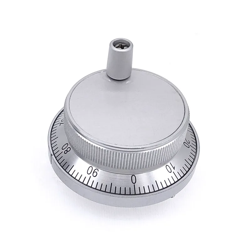 Handwheel CNC Pulser 60mm 5V 4Pin 6Pins Pulse 100 Manual Pulse Generator Hand Wheel CNC Machine Rotary Encoder