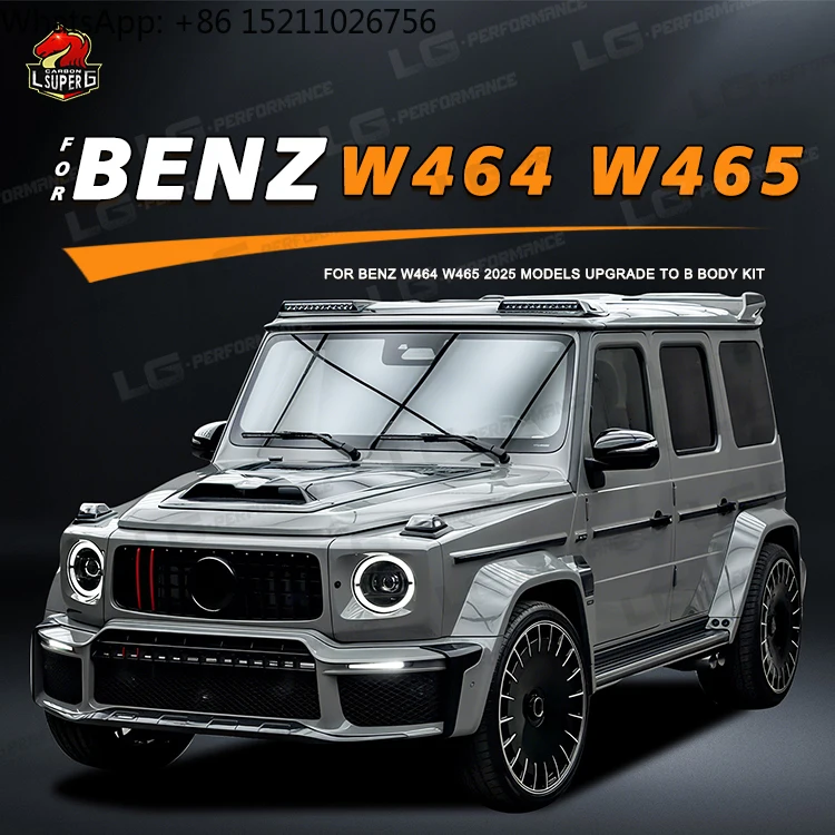 Off-road Upgrade Car Accessories Bumper for Mercedes-Benz G-Class W464/W465 Upgrade B-style 1:1 Wide Body Kit