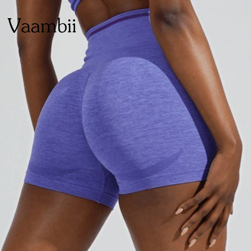 

Peach Hip Lift Breathable Quick Dry Gym Shorts Women's High Waist Seamless Yoga Shorts Tight Running Fitness Sports Shorts