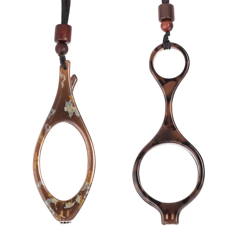 جديد المحمولة معلقة الرقبة طول النظر الشيخوخي النظارات قابل للتعديل للطي الرجعية إطار كامل نظارات للقراءة الرجال نظارات نسائية نظارات #5