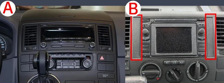 Junsun Android Autoradio 360 ° Panoramakamera für Volkswagen Multivan T5 2003-2015 Wireless CarPlay Bildschirm Android Auto Stereo GPS RDS BT DAB+ – Detail 2