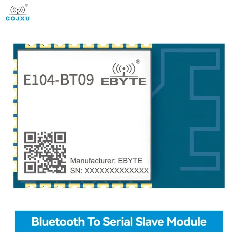 TLSR8208B BLE 5.0 Bluetooth to Serial Port Module Cojxu E104-BT09 11.5dBm Low Power Consumption Slave Role Module