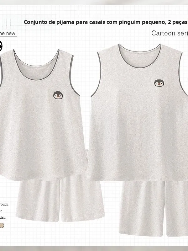 coppie-estive-in-cotone-leggero-spwear-simpatico-pinguino-con-stampa-svel-vest-abbigliamento-per-la-casa-comoda-camicia-da-notte-traspirante