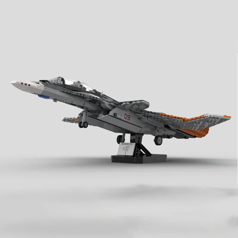 군용 항공기 모델 Moc 빌딩 벽돌 1:35 X-02S 전투기 기술 모듈 형 블록 선물 크리스마스 장난감 DIY 세트 조립