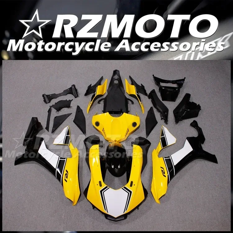 

4Gifts New ABS Motorcycle Fairings Kit Fit for YAMAHA YZF - R1 R1m 2015 2016 2017 2018 15 16 17 18 Bodywork Set Yellow