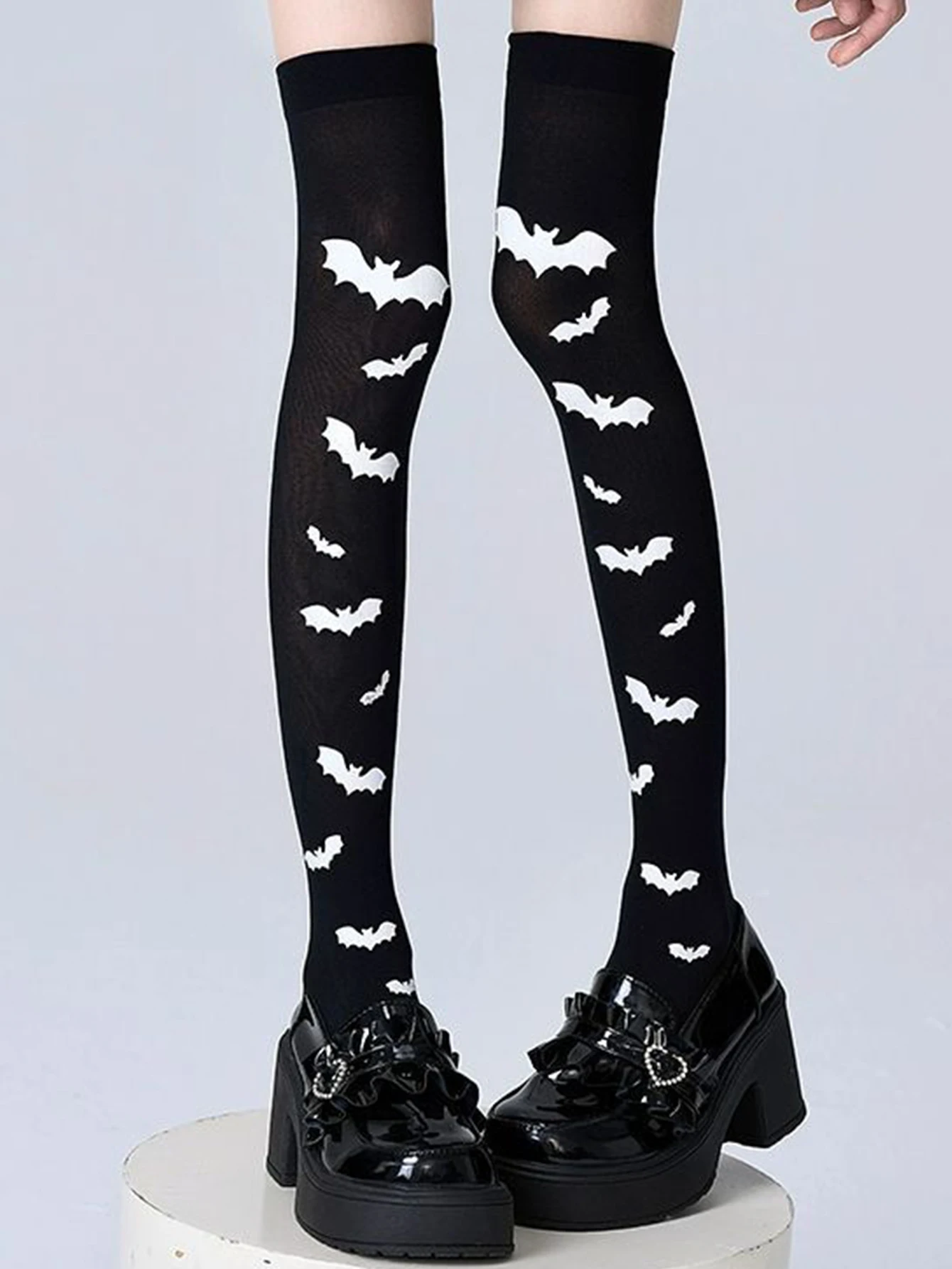 Personality ladies bat socks halloween cos socks masquerade prom stockings
