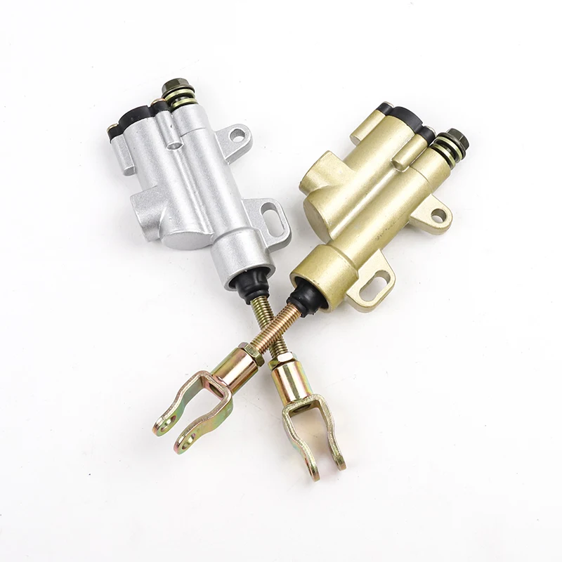 Motorcycle Rear Hydraulic Brake Master Cylinder Pump Foot Brake Master Cylinder Pump for Motorcycle Dirt Pit Bike ATV Quad