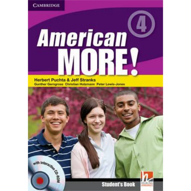 

Студенческая книга American More Level 4. с CDROM. Герберт Пухта Кембриджский университет Пресс. 9780521171595. Книга.