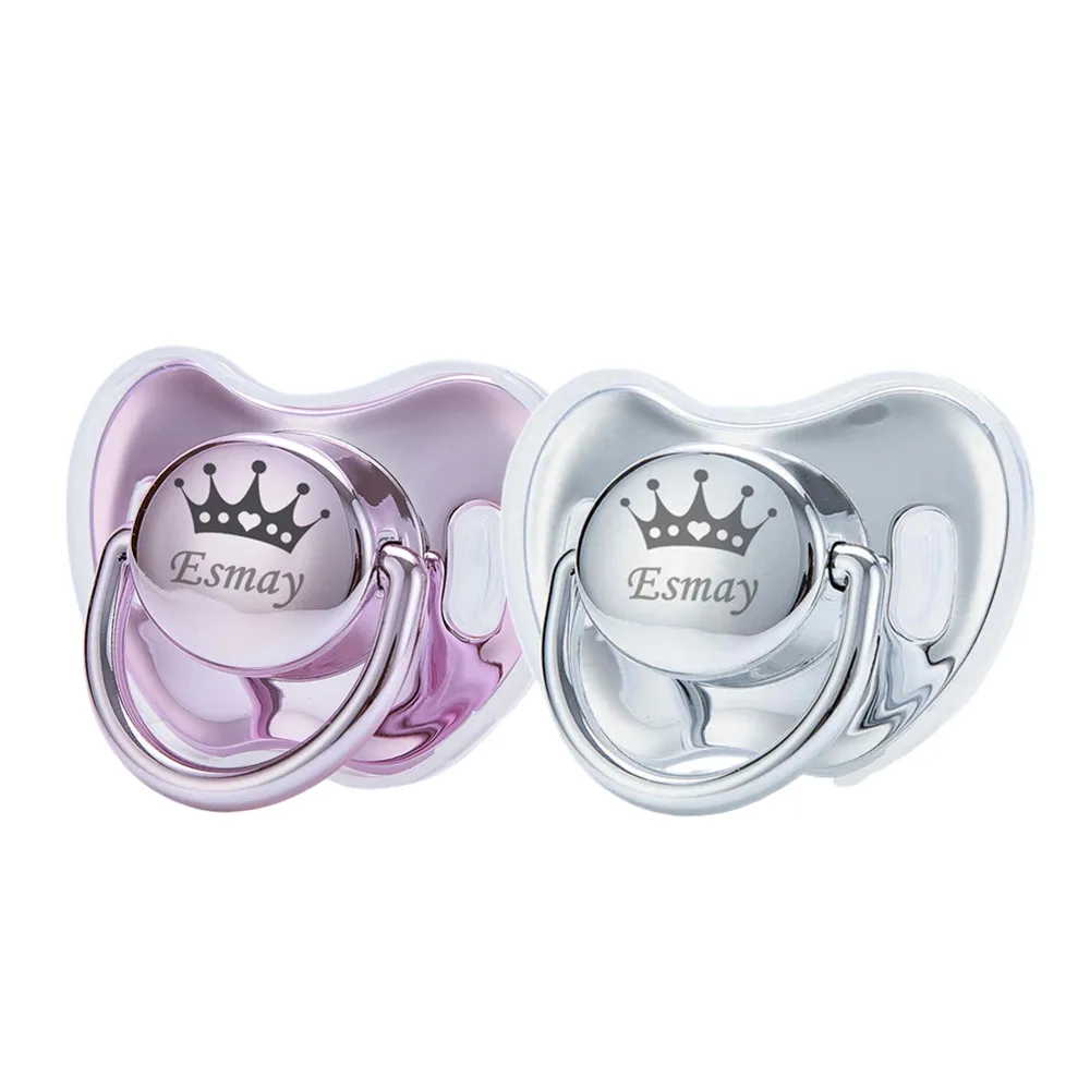 (2 pezzi) ciuccio MIYOCAR personalizzato e personalizzato con nome per bambina e ragazzo Clip ciuccio regalo ideale per bambini senza BPA