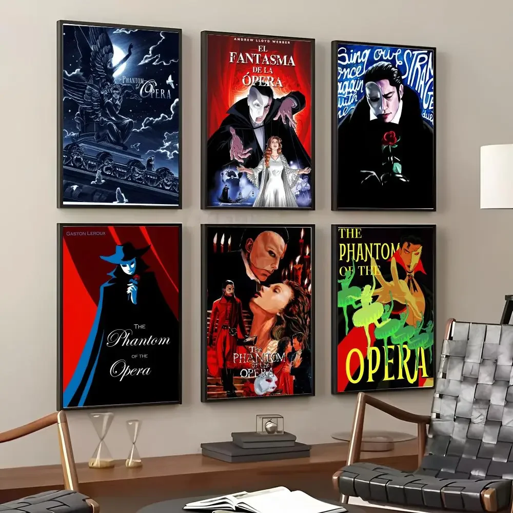 The P-Phantom of the Opera Painting Calligraphy Cotton Canvas Wall Art Poster HD Print Modern Home Decor Painting