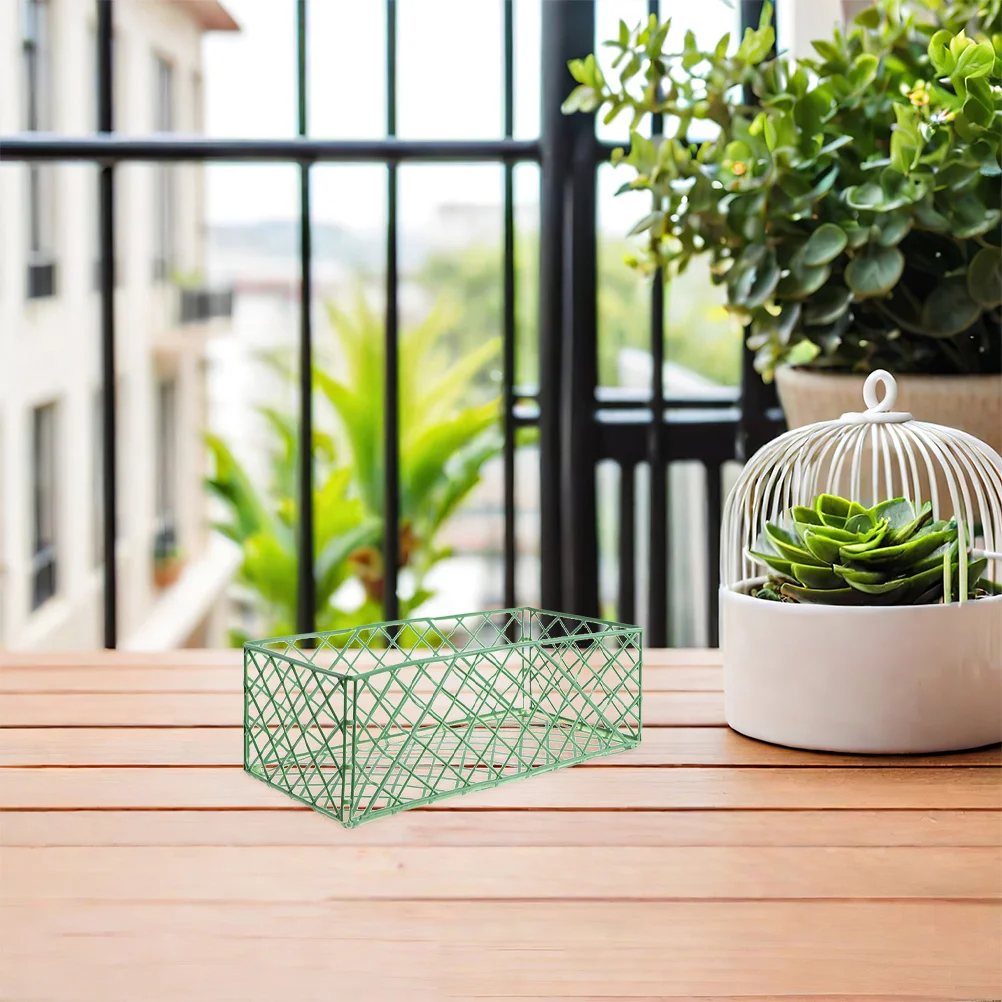 

20pcs Mud Plastic Floral Cage Holder Floral Cage For Flower Arrangement Brick Frame Grid Net Wedding Flower Accessories