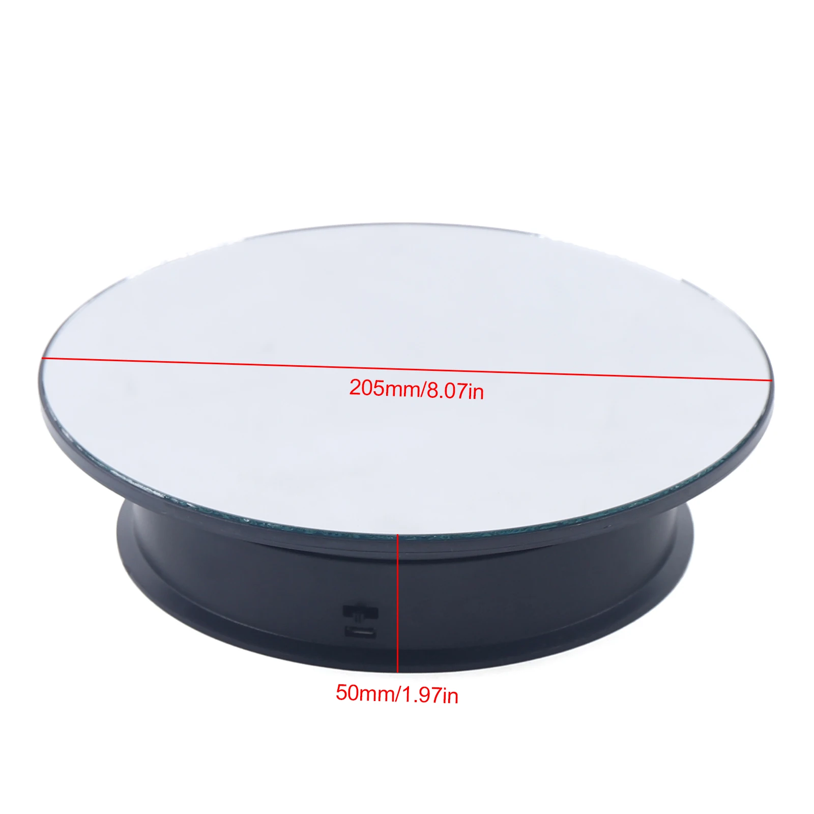 Rotating Display Stand 360 Degree Revolving Motorized Turntable 5kg Load Bearing Smooth Rotation High-quality Silencing Design