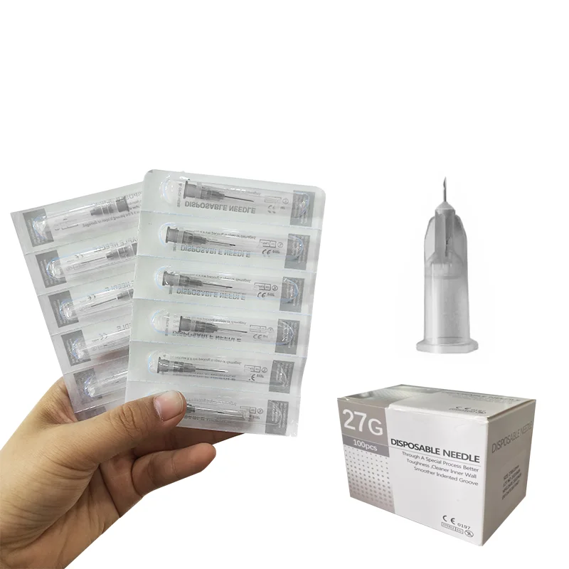 18G 30mm 25G 27G 13mm 30G 32G 34G 4mm 13mm 25mm Painless Teeth Needle Ultrafine Reduce Damage Eyelid Tool Parts Small Irrigator