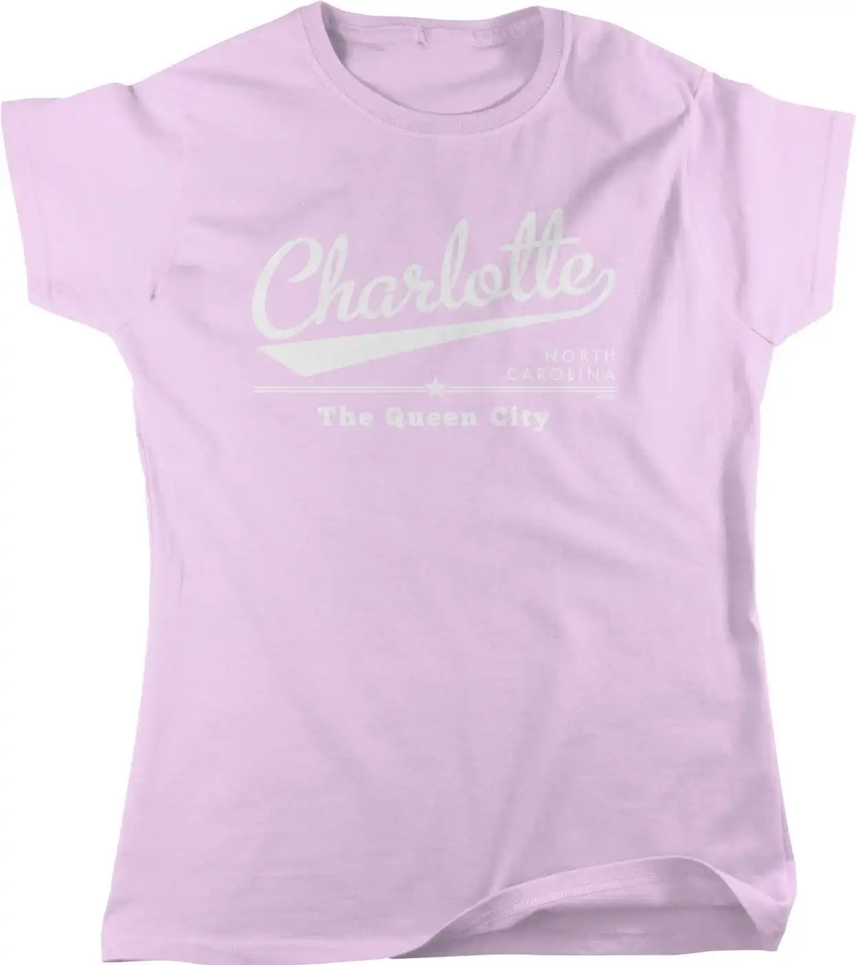 Charlotte North Carolina The Queen City Women's T shirt HOOD_00886