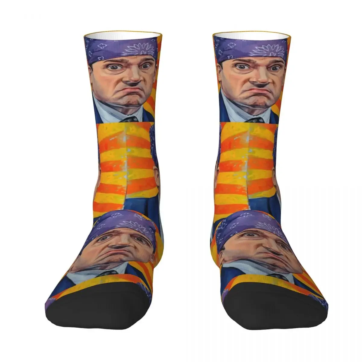 Michael Prison Mike The Office TV Unisex Winter Socks Outdoor Happy Socks Street Style Crazy Sock