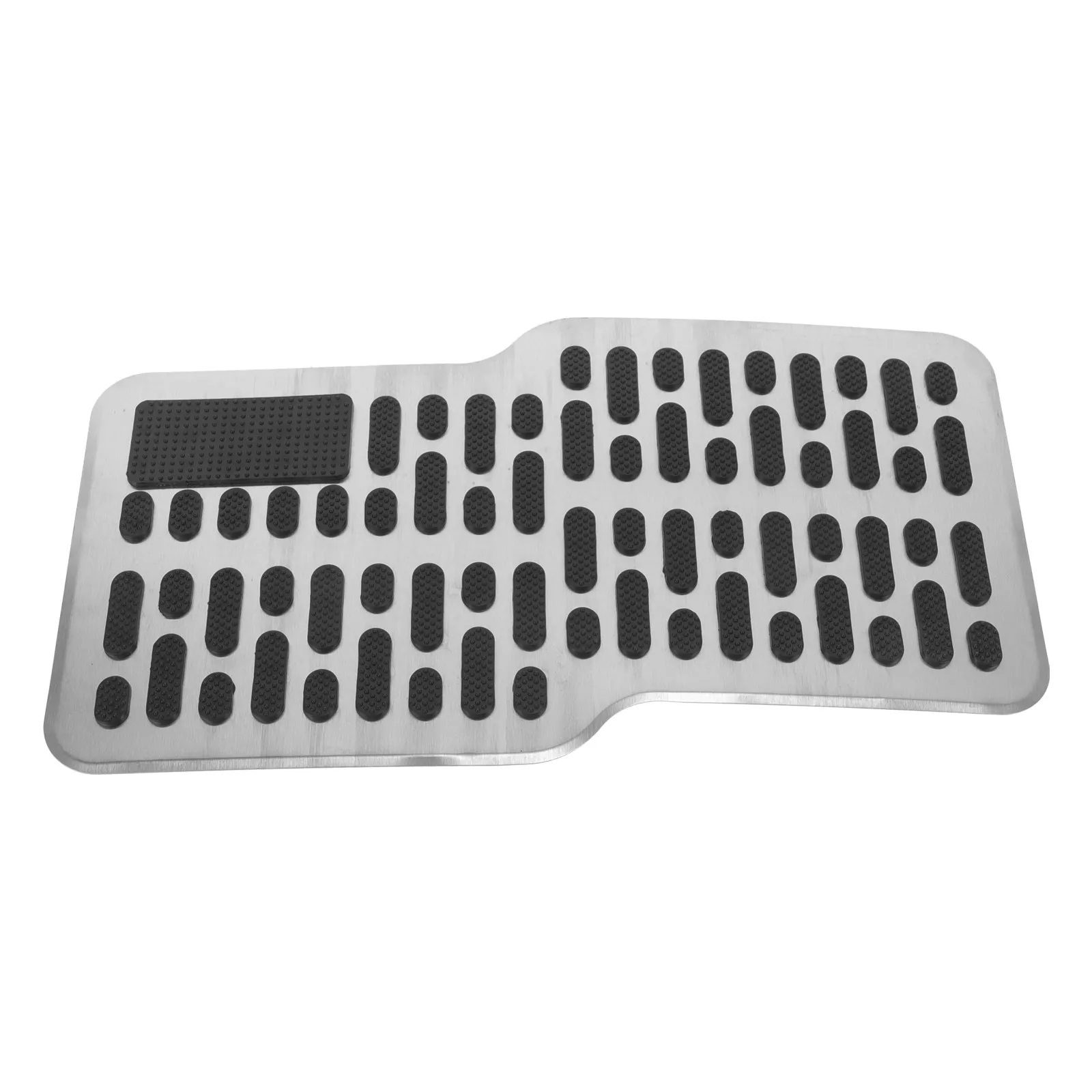 Wear-Resistant Pedal Cover Thickened Automotive Brake Pad Extender Widened Surface Stainless Steel Car Brake Pedal Replacement