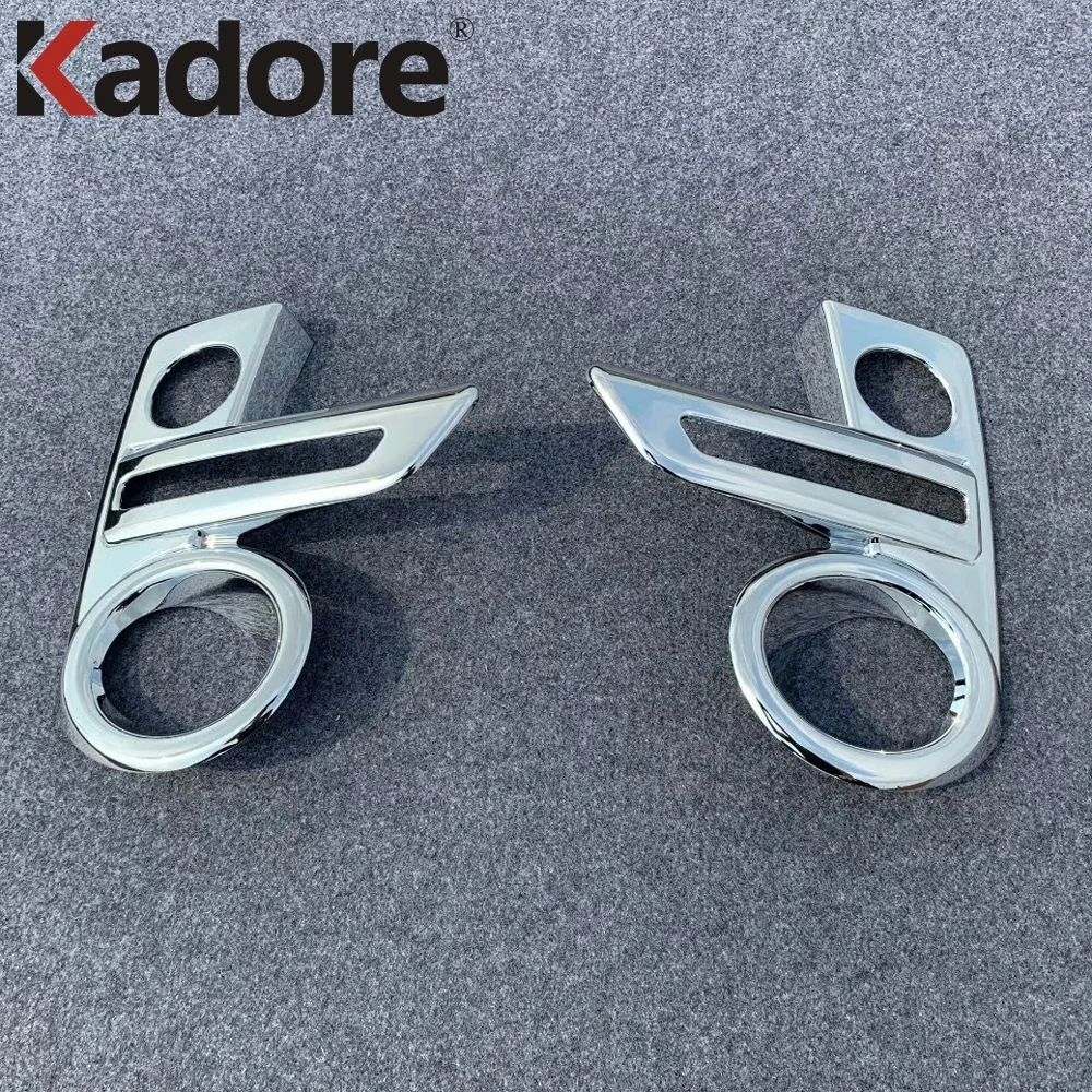 Front Fog Light Lamp Cover Trim For Toyota Raize 2020 2021 Chrome Car Head Foglight Eyebrow Molding Strip Sticker Accessories