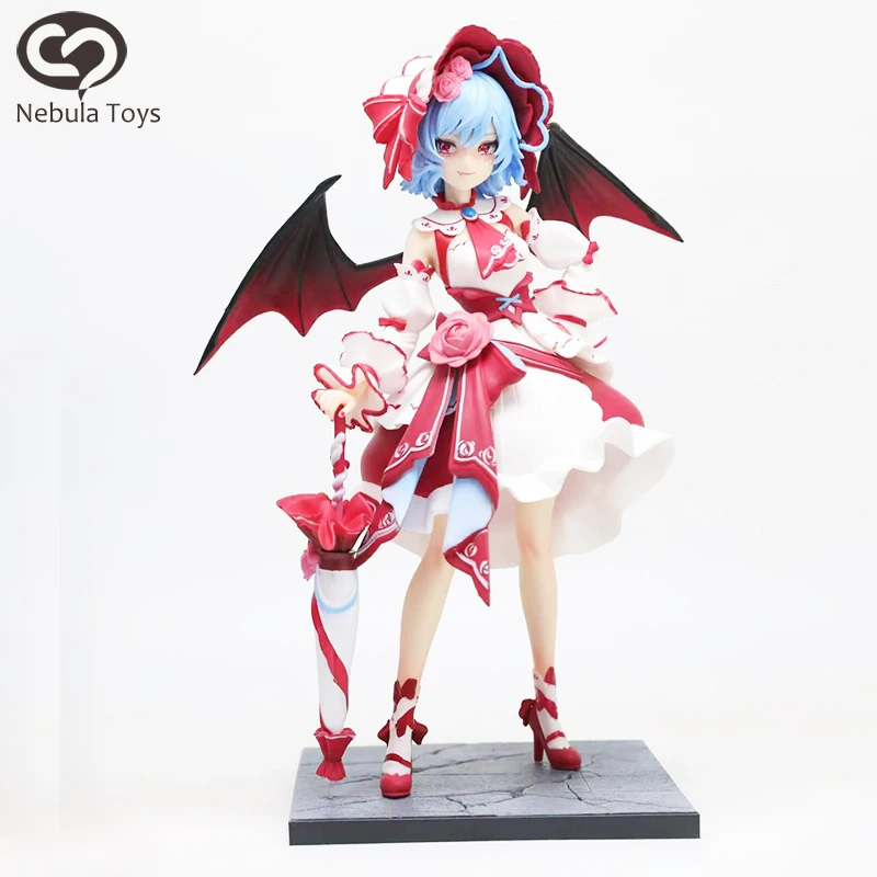 

New 25cm Anime Touhou Project Figure Remilia Scarlet Figures Figurine Pvc Colletion Statue Desk Decora Model Doll Toys Kids Gift