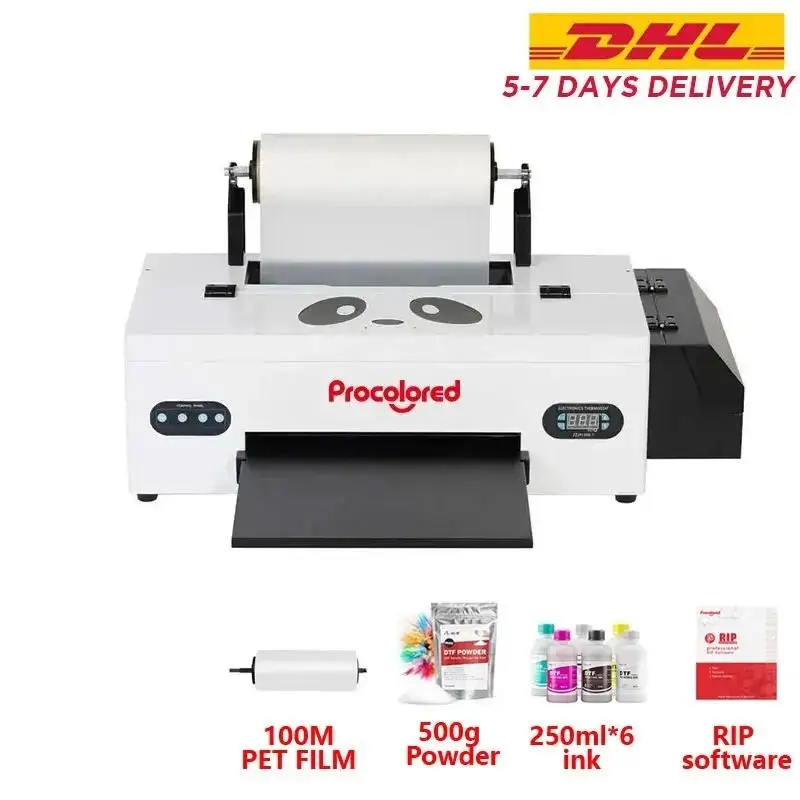 New! A3+ R1390 Dtf Printer Bundle With Heat Press Curing Oven T-Shirt Transfers DTF Printer Kit for Apparel Printing