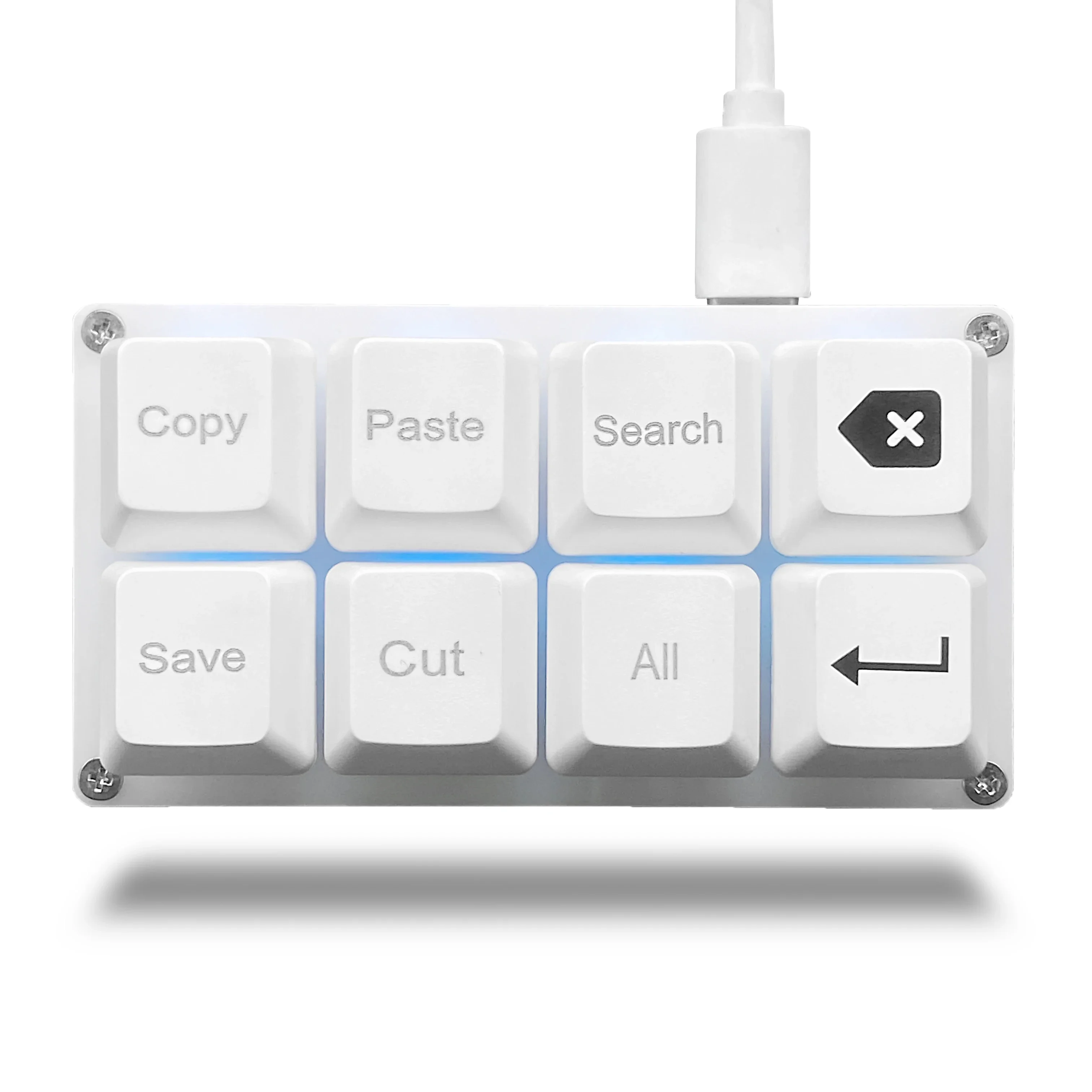 8 Keys Small Keypad Work Shortcut Key Keycaps Keyboard One-Handed Mechanical Gaming Keypad Programmable USB Customized Keyboard - Image 3