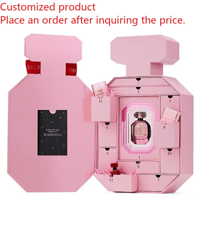 

Customized queryCustomized Victoria's Secret Cosmetic Advent Calendar Box 12 Days Christmas Packaging Boxs Gift